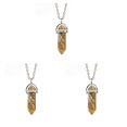 thumbnail image 1 of maskred Hexagon Column Charm Findings Handmade Holiday Hanging Pendants Crystal Necklace Earring Keychains Decorations Painting Stone 3Set, 1 of 6