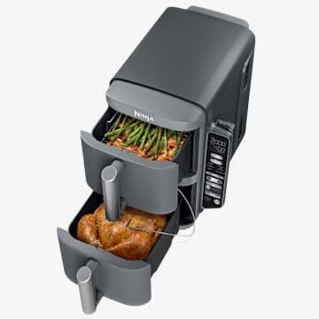 Ninja® DoubleStack™ 2 Basket 10 QT Air Fryer With Smart Thermometer