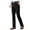 Black, variant on Dagugfen Mens Dress Pants High Waist Button Fitted Breathable Business Casual Work Pants Solid Color