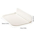 thumbnail image 3 of Birdeem Living Room Decor,Towels for Bathroom,Foldable Storage Rack Wall Mounted Folding Board Bathroom Storage Towels Bedroom Living Room Non Perforated Storage Rack,Wall Decor Living Room, 3 of 8
