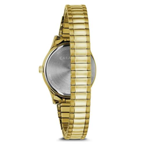 Caravelle Ladies Gold-Tone Quartz Watch