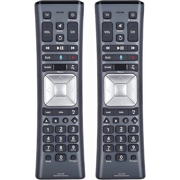 2 Pack XR11 Xfinity Remote Control Replacement – Universal IR/RF Remote for Cox & Comcast, Easy Pairing, Voice Search, Backlit Keys, Compatible with X1, XG1, Xi3 Cable Boxes/DVR Receivers