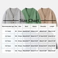 thumbnail image 3 of Cowsor Kids Cardigan Sweater Winter Warm V Neck Cotton Knit Sweaters Fall Fashion Long Sleeve Open Front Button Down Tops, 3 of 7