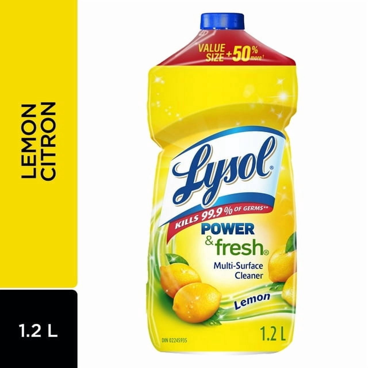 Lysol® All Purpose Cleaner, Multi-surface cleaner trigger, Lemon, Powerful Cleaning & Freshening, 650 mL