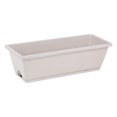 thumbnail image 2 of 4PCS Window Box Planter with Drainage Holes & Matching Saucers,17 Inch Plastic Rectangular Flower Pot for Vegetables Herbs Flower for Indoor Outdoor Garden Decor Patio Balcony Windowsill Deck Railing, 2 of 5