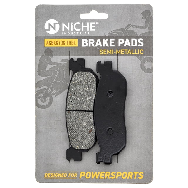 Niche Front Brake Pad Set for Yamaha XT250 Semi-Metallic Motorcycle 519-KPA2644D