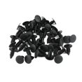 thumbnail image 2 of Push Pin Clip Retainer, 50pcs Car Bumper Plastic Rivet Fastener Retainer Trim Clips A133 Clips Plastic Black for Varieties of Vehicles, 2 of 8