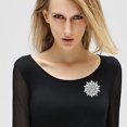 thumbnail image 4 of Elegant Floral Brooch Set for Women's Dresses Handheld Corsage Flower Accessory, 4 of 6