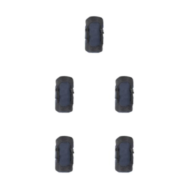 QualitChoice Sac de Compression à Cordon Sac de Voyage Sacs de Rangement pour Camping Randonnée Backpacking Randonnée Escalade Accessoires Bleu Foncé/s 5 Pcs