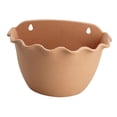 thumbnail image 4 of Maytalsory Wall Hanging Flower Pot Wall Planter Bucket for Railing Indoor Outdoor Fence Brown Brown, 4 of 4