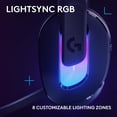 thumbnail image 2 of Refurbished Logitech G522 Lightspeed Wireless Gaming Headset, Over-Ear, PRO-G Audio Drivers, Full Bandwidth Mic with Blue VO!CE, LIGHTSYNC RGB, Bluetooth, USB A to C, Black, 2 of 7