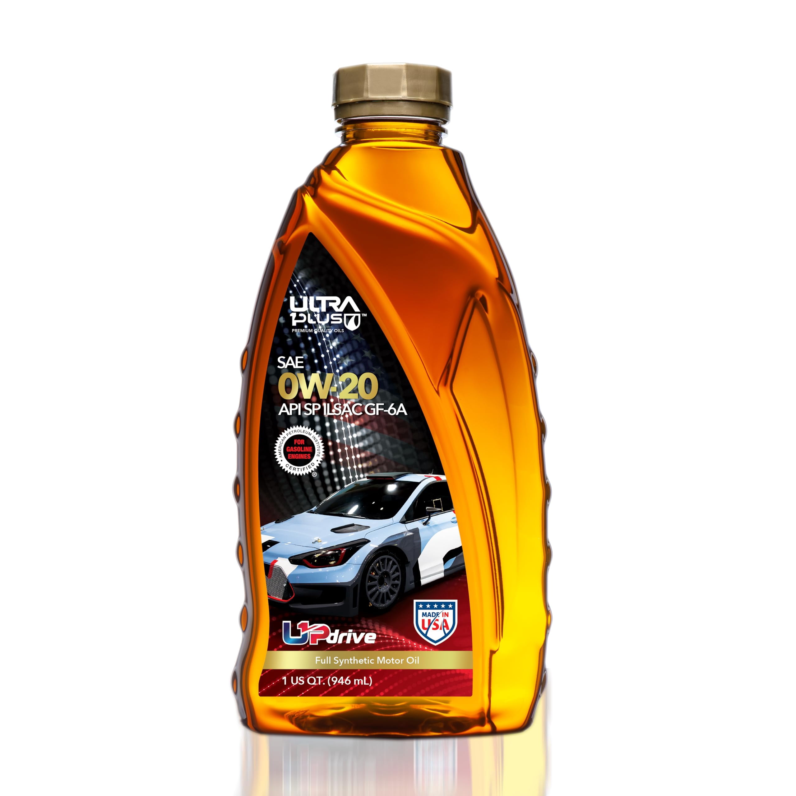 ULTRA 1PLUS SAE 0W-20 Full Synthetic Oil API SP ILSAC GF-6A - 0W20 Motor Oil, 1 Quart