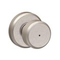 thumbnail image 3 of Bowery Privacy Door Knob Handleset, Satin Nickel -F40VBWE619, 3 of 7