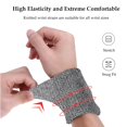 thumbnail image 4 of maskred 4pieces Sweatbands For All Sports Moisture Wicking And Comfortable Protective Sports Wristbands 5Set, 4 of 6