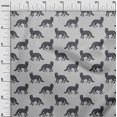 thumbnail image 2 of oneOone Silk Tabby Fabric Fox Block Printed Craft Fabric BTY 42 Inch Wide, 2 of 4