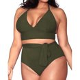 thumbnail image 3 of LSLJS Maillot de Bain Taille Haute pour Femme Grande Taille, 3 of 9