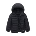 thumbnail image 1 of tredstone Winter Essential Kids Windproof Jacket For Cold Days Down Clothing Jackets Down Coat For Winter black+140cm, 1 of 6