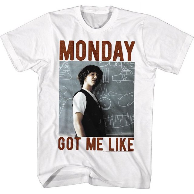 Bill And Ted Lundi m'A Semblé Blanc T-Shirt pour Adulte 6TG