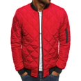 thumbnail image 1 of Men's Lightweight Puffer Jacket Winter Packable Classic Collar Short Down Coat, 1 of 2