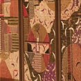thumbnail image 1 of Ahgly Company Machine Washable Indoor Square Transitional Orange Area Rugs, 5' Square, 1 of 7
