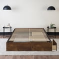 thumbnail image 1 of Storage Wood Bed (Truffle) - Queen, 1 of 2