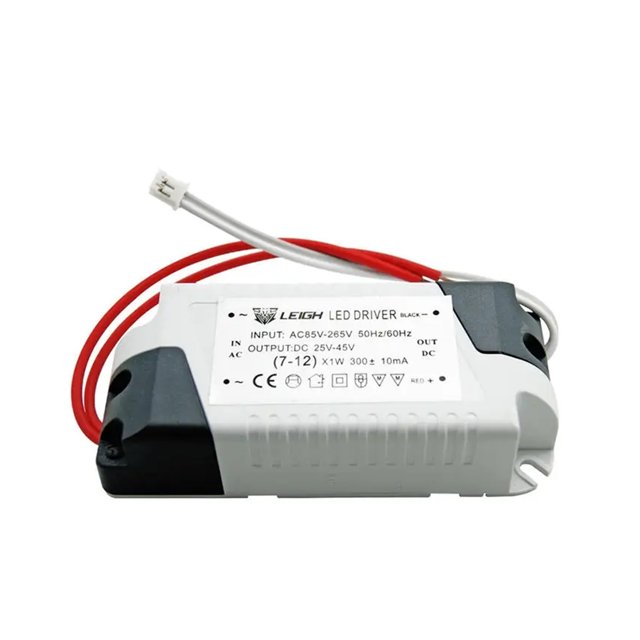 LED Constant Current Driver 1-3W 4-7W 7-12W 12-18W 26-36W 37-50W Power Supply Output 300mA 240mA External For LED Downlight ,Easy to Operate