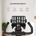 thumbnail image 4 of Soozier Adjustable Upright Stationary Exercise Bike w/ LCD Display, White, 4 of 10