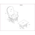 thumbnail image 4 of Lennox Glider Rocker Chair & Ottoman Combo, 4 of 4
