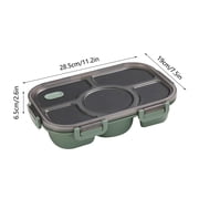 Plastic Food Storage Containers with Lids Plastic Compartmental Bento Food Container Storage Lunch Box Divided Food Storage Containers with Lids Lock and Lock Food Storage Containers