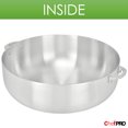 thumbnail image 3 of Chef Pro Commercial Grade Aluminum Caldero Stock Pot, 7.4 Quarts, Silver, with Lid, 3 of 6