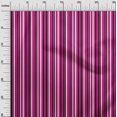 thumbnail image 2 of oneOone Georgette Viscose Fuschia Pink Fabric Stripes Craft Projects Decor Fabric Printed By The Yard 42 Inch Wide, 2 of 4