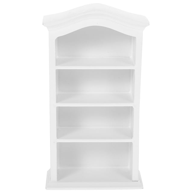 Miniature Bookshelf Model Doll House Book Storage Cabinet Model Doll House Supply