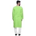 thumbnail image 3 of Atasi KurtaForMen Coupe Unie à Manches Longues pour Hommes en Coton à Col Rond, 3 of 5