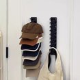 thumbnail image 2 of Organisateur de Casquettes de Baseball pour Rangement Mural avec Crochets Réglables - Solution d'Exposition Idéale pour Chapeaux et Casquettes - Support Mural Polyvalent pour Placards et Portes, 2 of 4