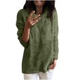 thumbnail image 1 of Pulls pour Femmes Blouse Ample Blouse Lghitweight Comfortable Tops Automne Hiver Manches Longues Tops Décontractés Col Rond Pull Tops Tops Noirs S, 1 of 4
