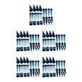 thumbnail image 1 of Decodeary 36 Pcs Jauges d'Oreille Kit d'Étirement Plugs 14G-00G Rallonges à la Mode et Confortables Bleu Foncé 36 Pcs 5Ensemble, 1 of 6