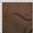 thumbnail image 3 of oneOone Cotton Poplin Fabric Diamond & Circle Block Print Sewing Fabric BTY 42 Inch Wide, 3 of 4