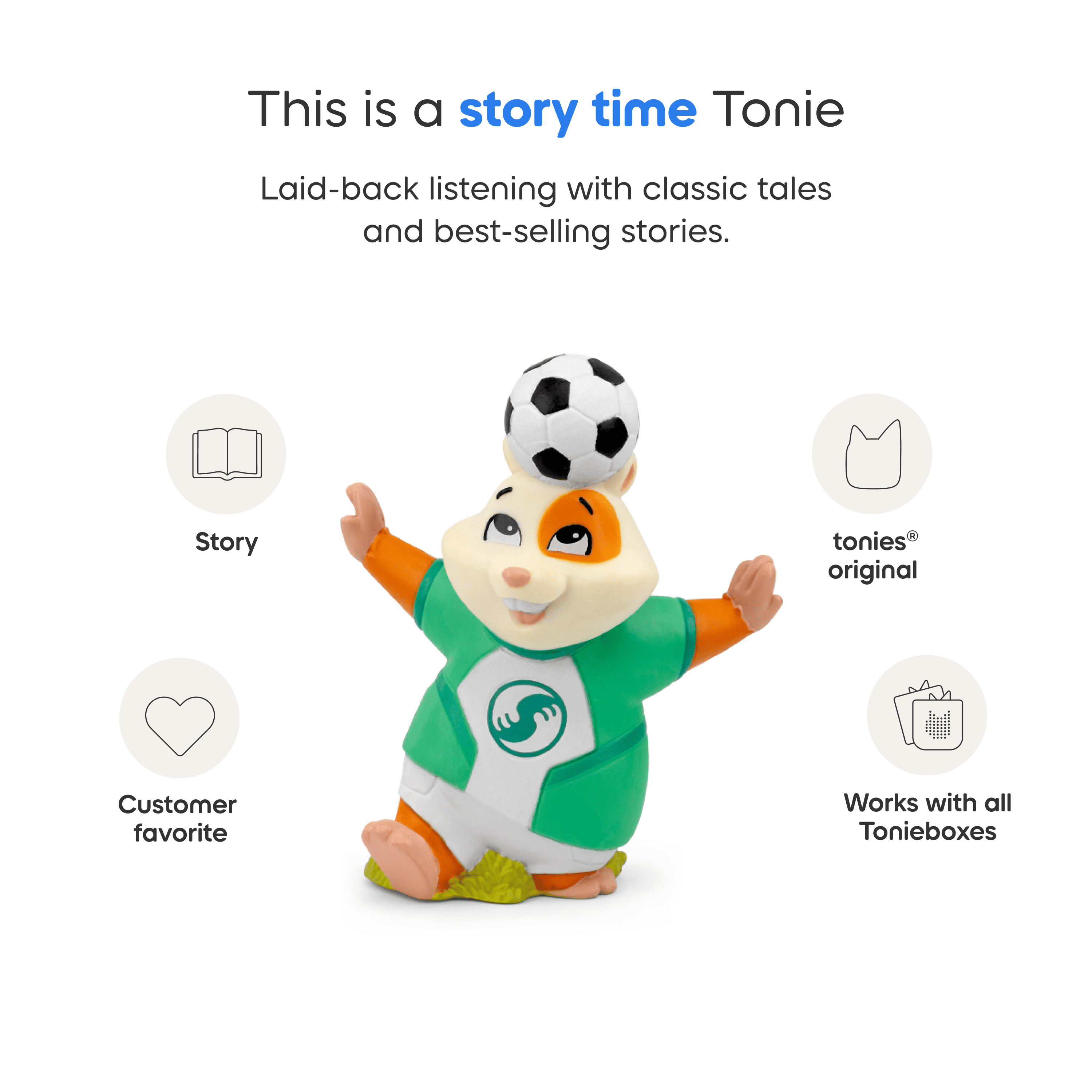 tonies All-Star Animals – The Golden Whistle Games: Soccer Tonie Figurine