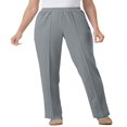 thumbnail image 1 of CHOK Women‘s Plus Size Elastic-Waist Soft Knit Pant - 24 W  Navy, 1 of 6