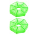 thumbnail image 1 of 2pcs/set Pill Case Plastic 7 Grid storage caseportable tablet Tablet Box Portable Storage Tablet Holder Travel Organizer, Green, 1 of 9