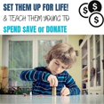 thumbnail image 4 of Dream Saver Building Block Kids Piggy Bank, Clear Acrylic Building Block Money Bank, Coin Saving Box For Girls Boys, 4 of 4