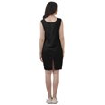 thumbnail image 3 of Moomaya WoMen's Solid Cotton Plus Size Lace Summer Outfit Sleeveless Mini Dress, 3 of 5