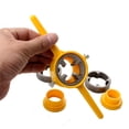 thumbnail image 4 of 6Pcs Plastic Pipe Thread Die Kit 6 Piece Thread Maker Tool Pipe PVC Pipe Threader Plumbing Tool Kit Water Pipe Die Plastic Pipe Die Tap Set With 3 Dies 1/2” 3/4, 4 of 6