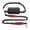 Red, variant on Yunuuuoa Hands Free Dog Leash with Zipper Pouch Waist Belt for Running Walking Hiking, Adjustable Bungee Shock Absorber Leash for Medium Large Dogs, Reflective Stitching Hands-Free Dog Walking Belt