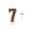 C, variant on Linnome Gold Macaron Number Birthday Candles Pearl Decor Wax for Cake Celebration Party Supplies 3.54x2.36x0.78in
