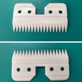 thumbnail image 3 of TAPDRA Cooler Clipper Blades 3 Pack Ceramic 18 Teeth for Wahl A5 3F 4F 5F 7F 10 30 40 50 Long Lasting Sharp, 3 of 8