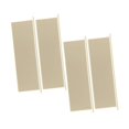 thumbnail image 3 of simhoa 4 Pieces Dryer Air Exhaust Vent Cover Panel Dustproof Dryer Vent Cover Flaps Beige, 3 of 8