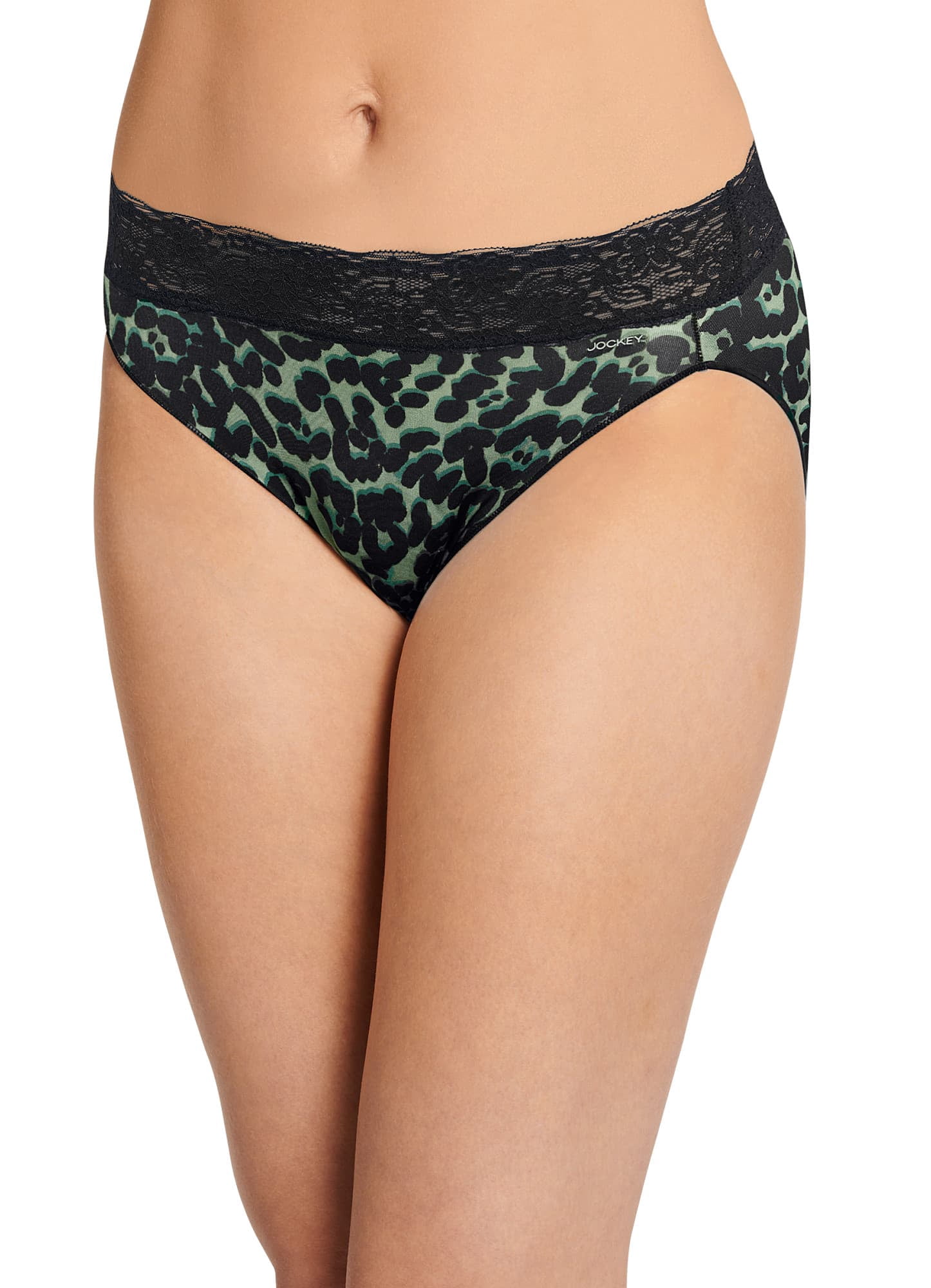Jockey Bikini en Dentelle Sans Ligne de Culotte Promesse Tactel