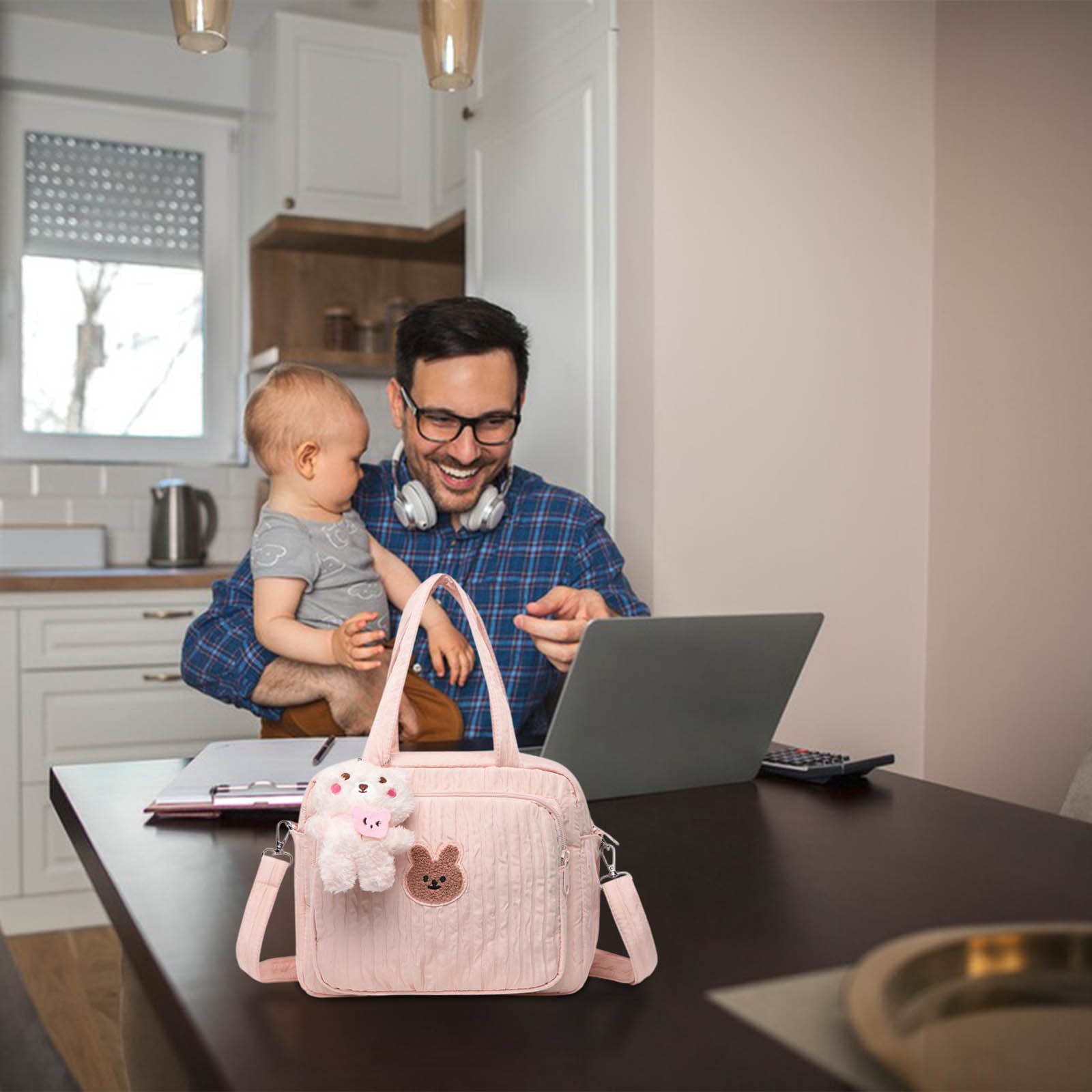 Baby Diaper Bag Tote Bag Cute Baby Diaper Bag Baby Stroller Bag Crossbody Bag Maternity Bag Travel Bag Baby Storage Bag