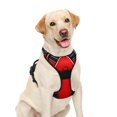 thumbnail image 1 of BARKBAY No Pull Dog Harness Large Step in Reflective Dog Harness with Front Clip and Easy Control Handle for Walking Training Running(Red L), 1 of 1